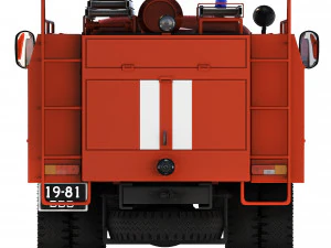 GAZ 53 AC-30-106G fire truck 1987 3D Model
