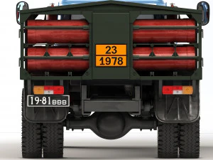 GAZ 53 GTK-40 1974 3D Model