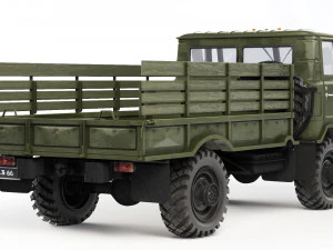 GAZ 66 flatbed body 1965 3D Model