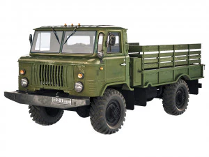 GAZ 66 flatbed body 1965 3D Model
