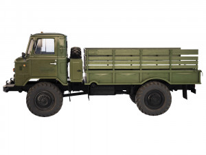 GAZ 66 flatbed body 1965 3D Model