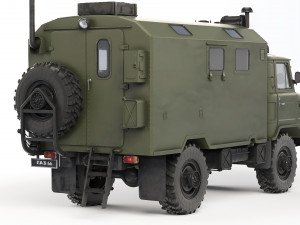 GAZ 66 kung 1988 Modelo 3D