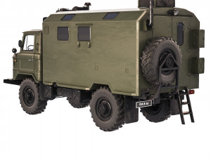GAZ 66 kung 1988 Modelo 3D