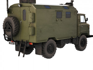 GAZ 66 kung 1988 Modelo 3D