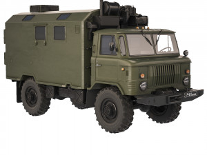 GAZ 66 kung 1988 Modelo 3D