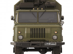GAZ 66 kung 1988 Modelo 3D