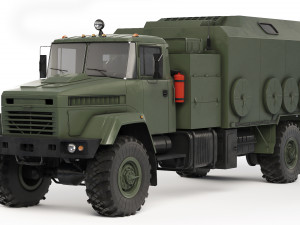 KrAZ 5233 1V26P-2 2018 3Dモデル