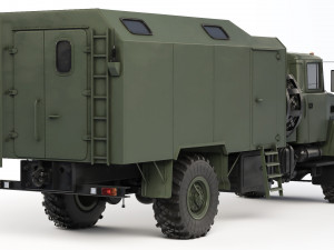 KrAZ 5233 1V26P-2 2018 Modelo 3D