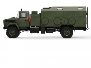 KrAZ 5233 1V26P-2 2018 3D Model