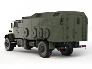 KrAZ 5233 1V26P-2 2018 3D Model