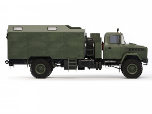 KrAZ 5233 1V26P-2 2018 Modelo 3D