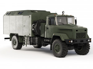 KrAZ 5233 1V26P-2 2018 Modelo 3D