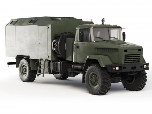 KrAZ 5233 1V26P-2 2018 3D Model