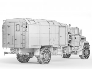 KrAZ 5233 1V26P-2 2018 Modelo 3D