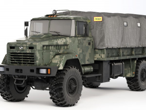 KrAZ 5233 VE 2010 Modèle 3D