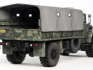 KrAZ 5233 VE 2010 Model 3D