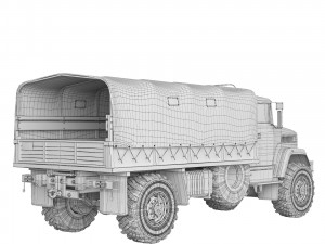 KrAZ 5233 VE 2010 Model 3D
