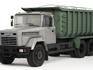 KrAZ 6230C4 tipper 2010 3D Model