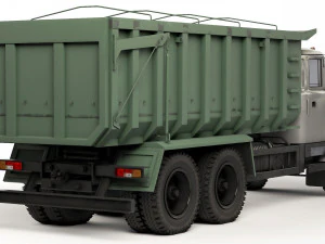 KrAZ 6230C4 tipper 2010 3D Model