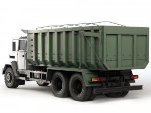 KrAZ 6230C4 tipper 2010 3D Model