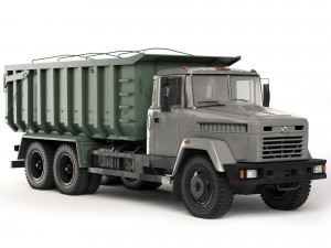 KrAZ 6230C4 tipper 2010 3D 模型