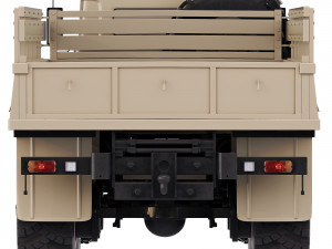 KrAZ 6322 flatbed body 1999 3D Model