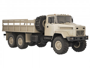 KrAZ 6322 flatbed body 1999 3D Model
