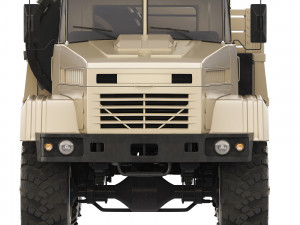 KrAZ 6322 flatbed body 1999 3D Model