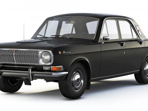 GAZ-24 Volga 1968 Modelo 3D