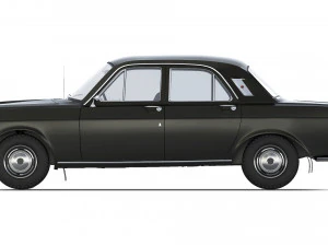 GAZ-24 Volga 1968 3D Model