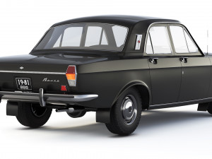 GAZ-24 Volga 1968 3D Model