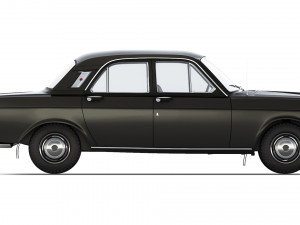 GAZ-24 Volga 1968 3D Model