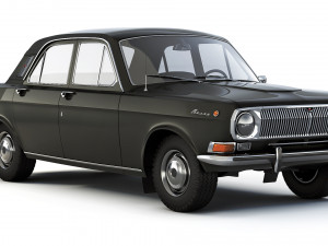 GAZ-24 Volga 1968 3D Model