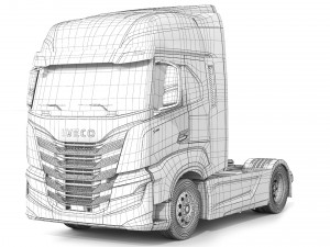 Iveco S-Way 2020 3D Model
