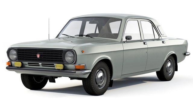 GAZ-2410 Volga 1985 Modèle 3D .c4d .max .obj .3ds .fbx .stl .blend 