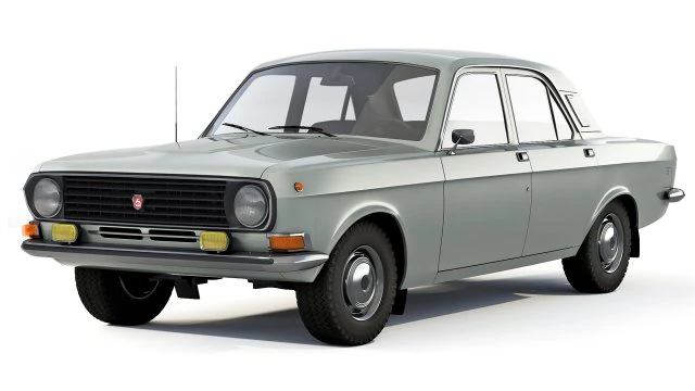 GAZ-2410 Volga 1985 3D Model .c4d .max .obj .3ds .fbx .stl .blend 