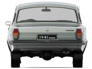 GAZ-2410 Volga 1985 3D Model