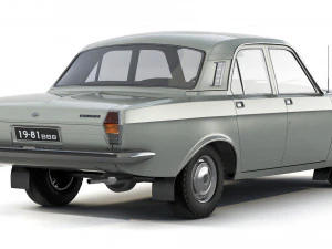 GAZ-2410 Volga 1985 3D Model
