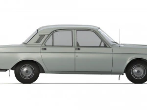 GAZ-2410 Volga 1985 3D Model