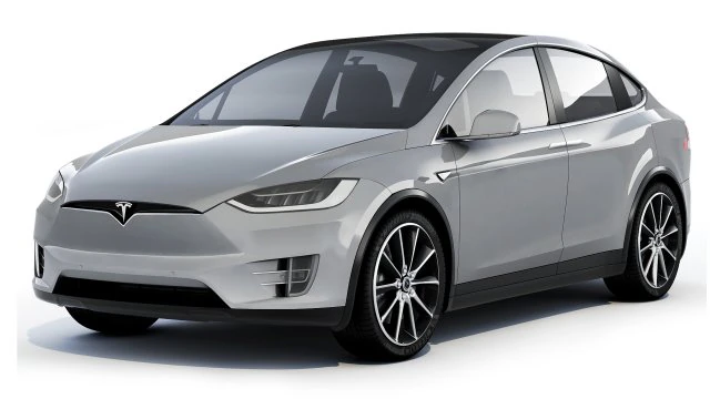Tesla Model X 2017 3D Model .c4d .max .obj .3ds .fbx .stl .blend 