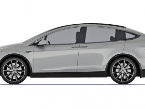 Tesla Model X 2017 Modelo 3D