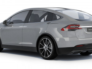 Tesla Model X 2017 Modelo 3D