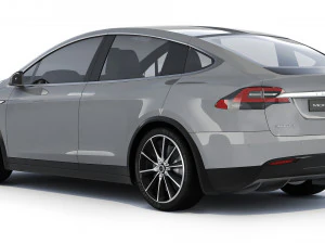 Tesla Model X 2017 3D Model