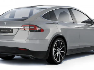 Tesla Model X 2017 3D Model