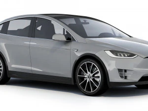 Tesla Model X 2017 3D Model
