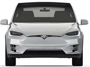 Tesla Model X 2017 3D Model