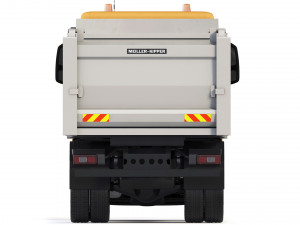 Iveco X-Way tipper 480 8x4 2021 3D Model
