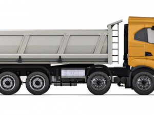 Iveco X-Way tipper 480 8x4 2021 3D Model
