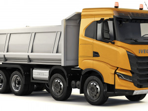 Iveco X-Way tipper 480 8x4 2021 3D Model