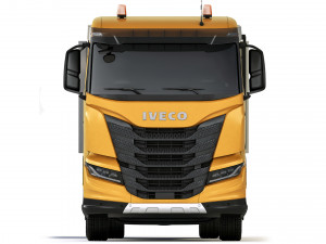 Iveco X-Way tipper 480 8x4 2021 3D Model